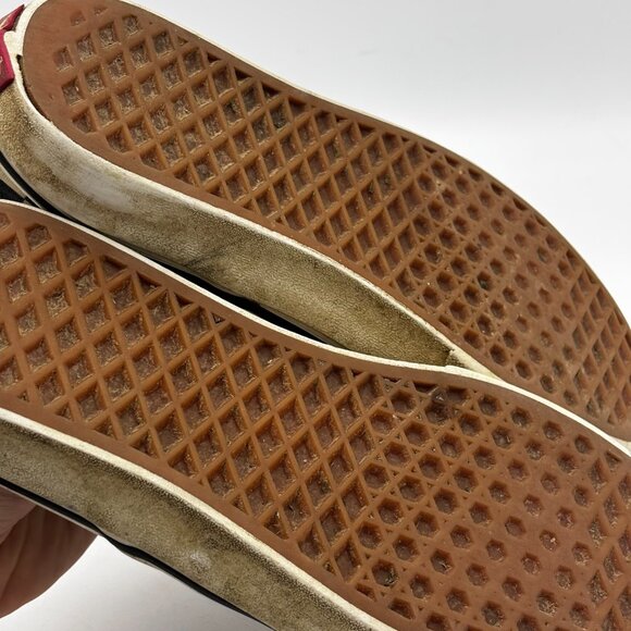 Vans Classic Slip On Checkerboard Black White Canvas Skate Shoes Men 6.5 Women 8 - Picture 7 of 8